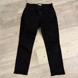 Madewell Women's Black Straight Leg Jeans 26